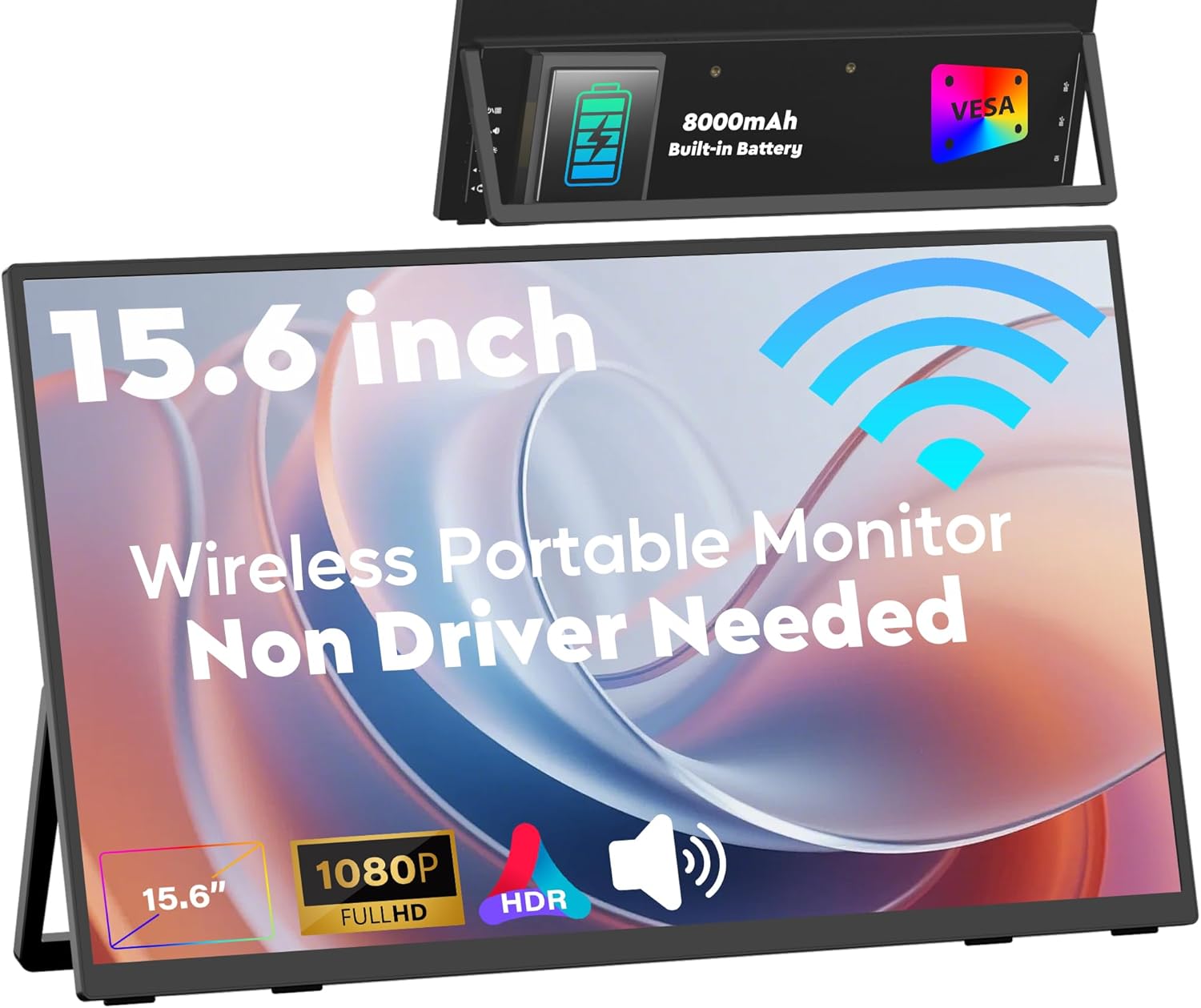 ZSCMALLS Battery Wireless Portable Monitor