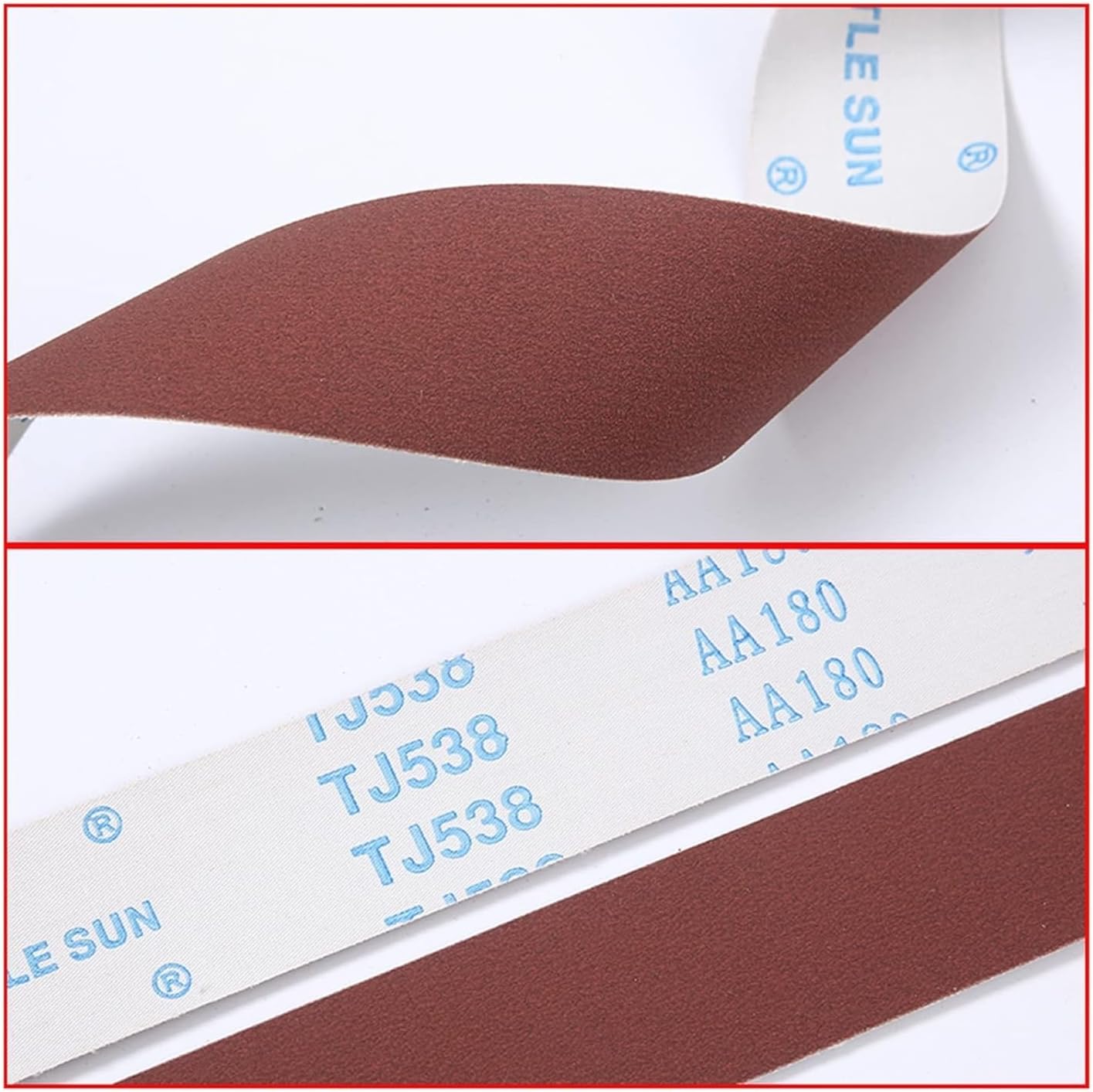 Sandpaper Sanding belts,sandblasting tools,5Pcs 50x2100mm Sanding Belt Polishing Metal 2100 * 50mm Abrasive Belt 2" Abrasive Band Wet Dry Dual-Use P60-320 Mix Pack.(Red,5PCS Grit 1000)