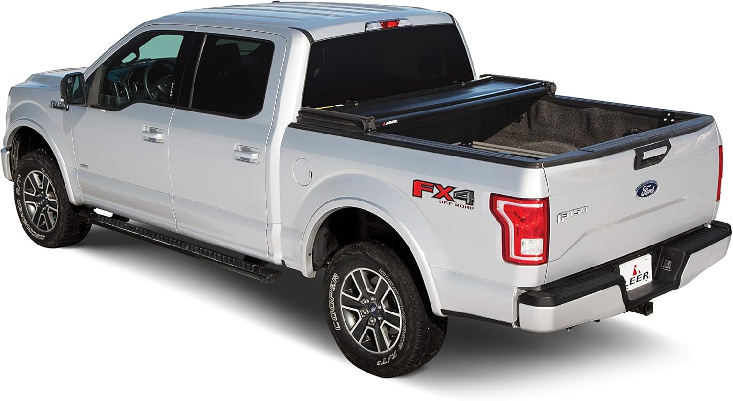 LEER Latitude SC | Fits 2015+ Ford F-150 | Easy Install, Soft Tri-Fold Truck Bed Tonneau Cover (Matte Black) (5.6 FT Bed)
