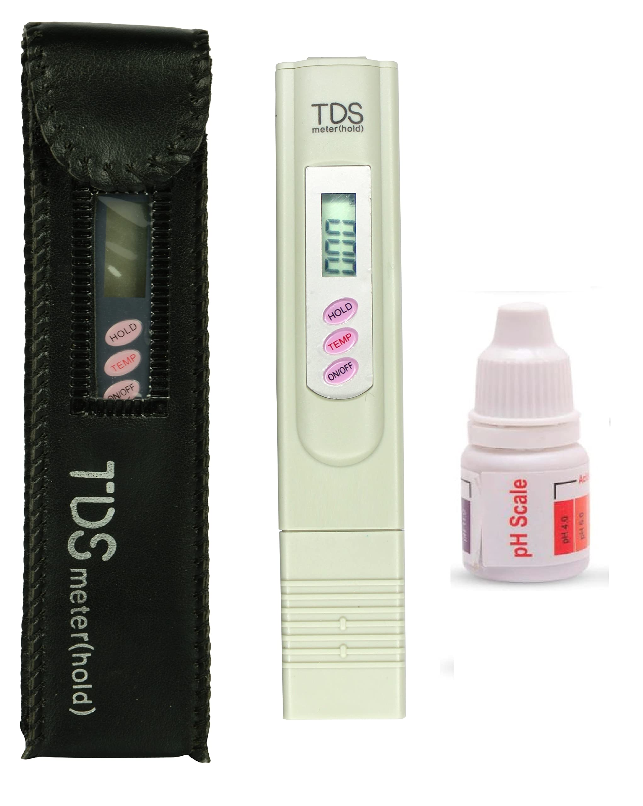 Skadioo tds meter & Liquid PH tester Combo for water testing with temperature display, tds meter for water testing with leather case, TDS meter, 2 Pieces-image-8