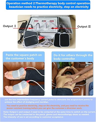 Miniatura 7 de DDS Bio-Electric Acid and Alkali Flat Massager-Beauty and Physiotherapy Home Multi-Function Meridian Electrotherapy