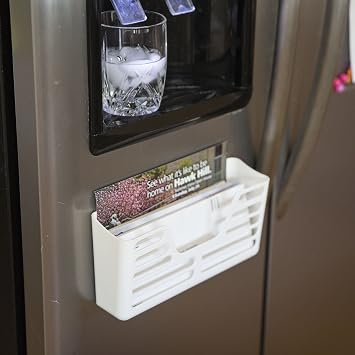 Officemate Magnet Plus Magnetic, Utility Pocket, White (92541) 3 x 10.25 x 5.25 Inches