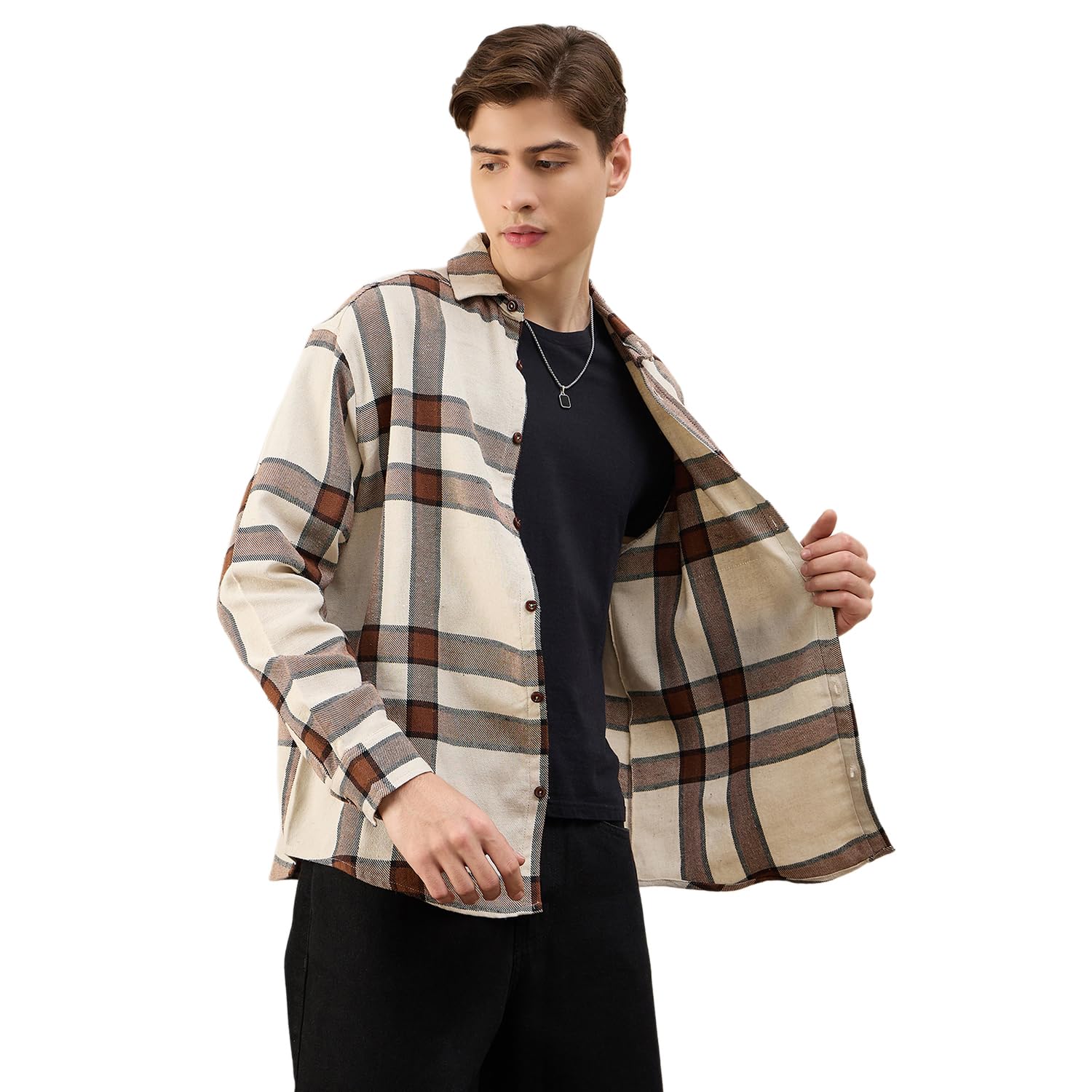 chimpaaanzee Men Oversized Fit Shirt-picture-46