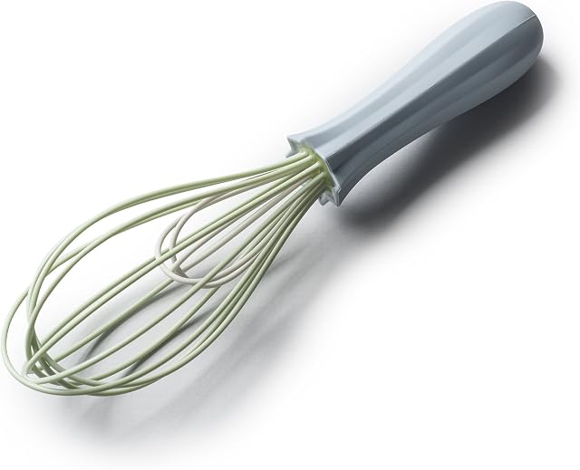 Zeal L216B Silicone Stick Non-Scratch Double Headed Balloon Whisk, Duck Egg Blue, 26 cm