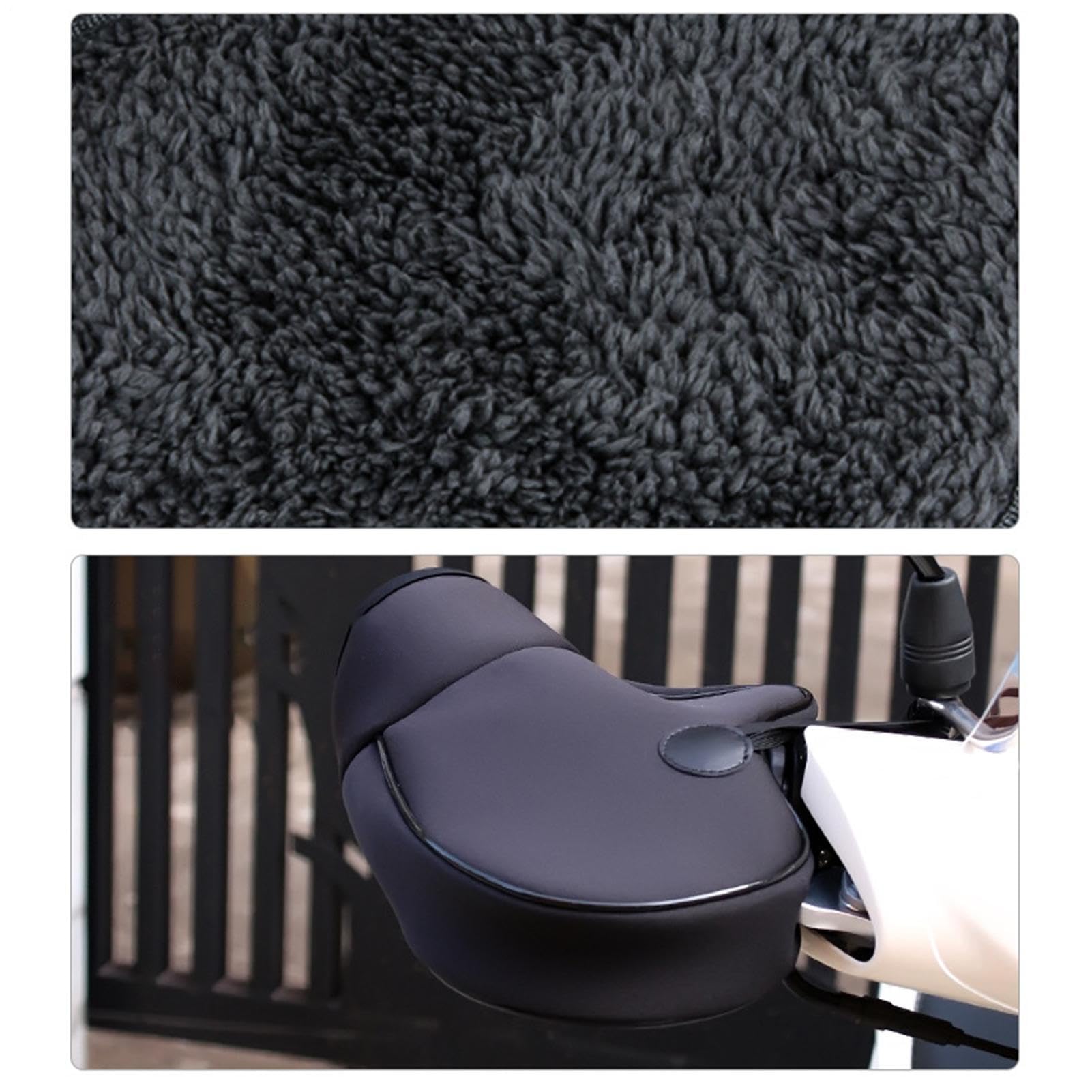 Manopole Moto Antifreddo - Guanti Riscaldanti per Manubri Moto,Guanti Paravento Impermeabili per E-Bike Bici Scooter e ATV