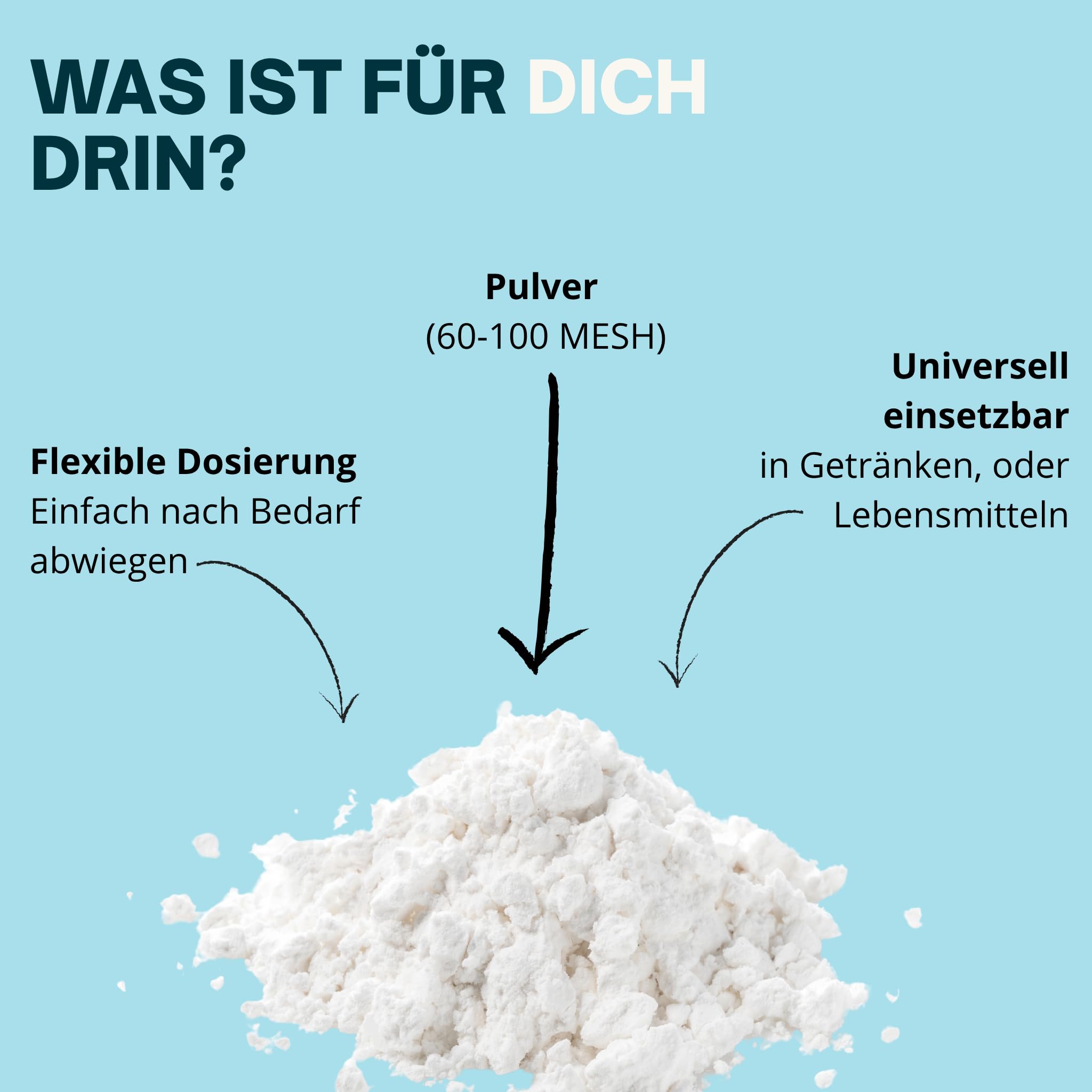 Beta-Alanin Pulver (40–100 Mesh) – 100% rein ohne Zusätze | Hochwertiges Aminosäure-Pulver für Training & Ausdauer | Made in Germany, abgefüllt in Hamburg (5kg (5x1kg))