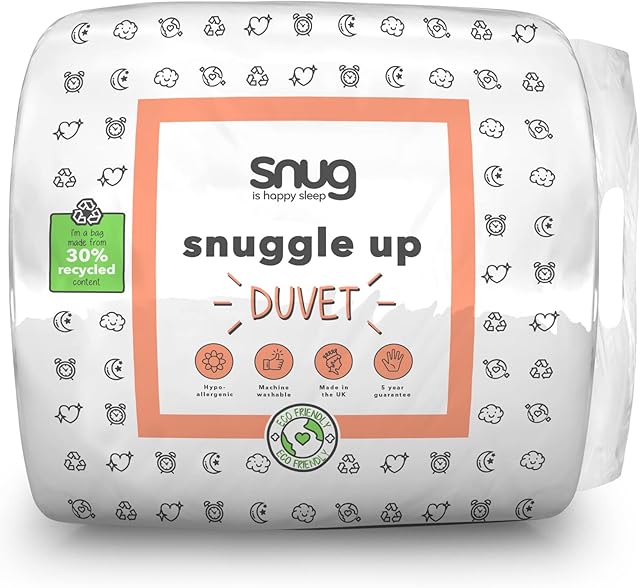 Snug Snuggle Up Duvet - 13.5 Tog Cosy Winter Hypoallergenic Duvet - Double Bed