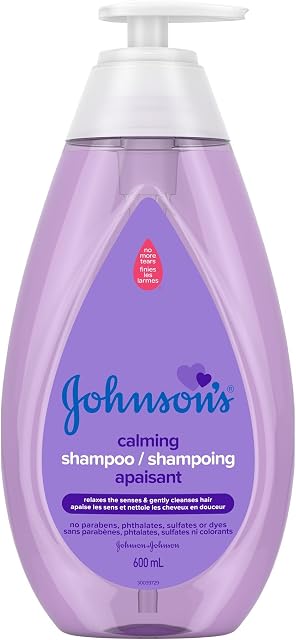 Johnson's Baby Shampoo, Calming Shampoo, Paraben Free, 600 ml