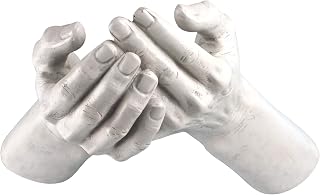 Design Toscano Offering Wall Sculpture - Realistic Emergent Hands Holder for Towels, Soap, Candles | Antique Stone Finish