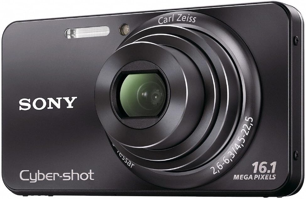 Sony Cyber-Shot DSC-W570 16.1 MP Digital Still Camera with Carl Zeiss Vario-Tessar 5x Wide-Angle Optical Zoom Lens and 2.7-inch LCD (Black) (OLD MODEL)