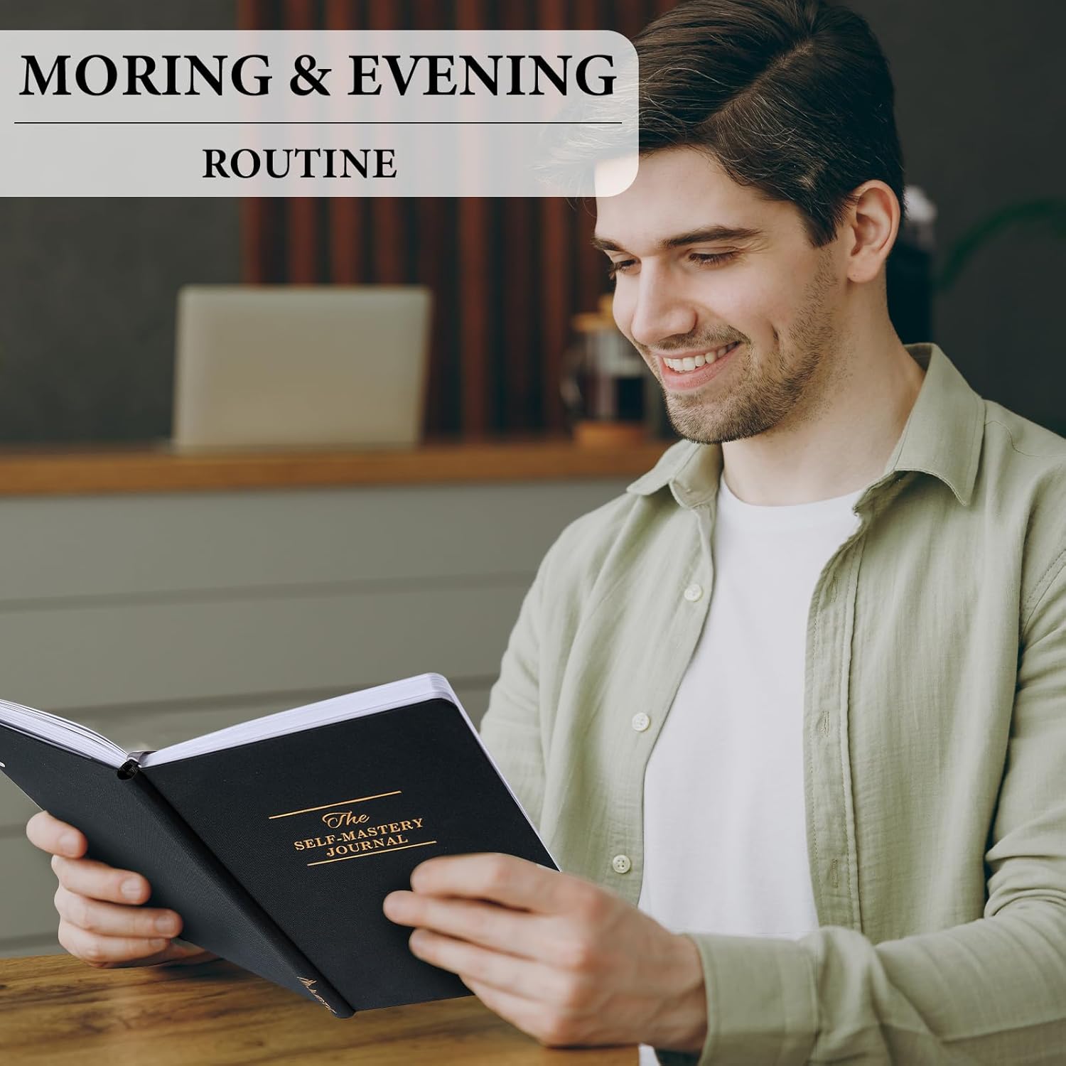 JUBTIC Self-Mastery Journal for Men - Gratitude Journal for Daily Reflection, Positivity and Self - Care and Reflection - Guided Manifestation Journals - Goal Journal for Women & Men(Black) - Image 5