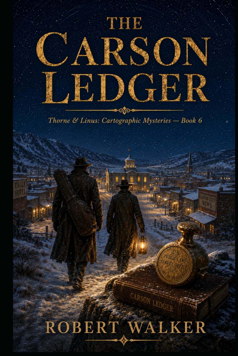 THE CARSON LEDGER: Thorne & Linus: Cartographic Mysteries, Book 6