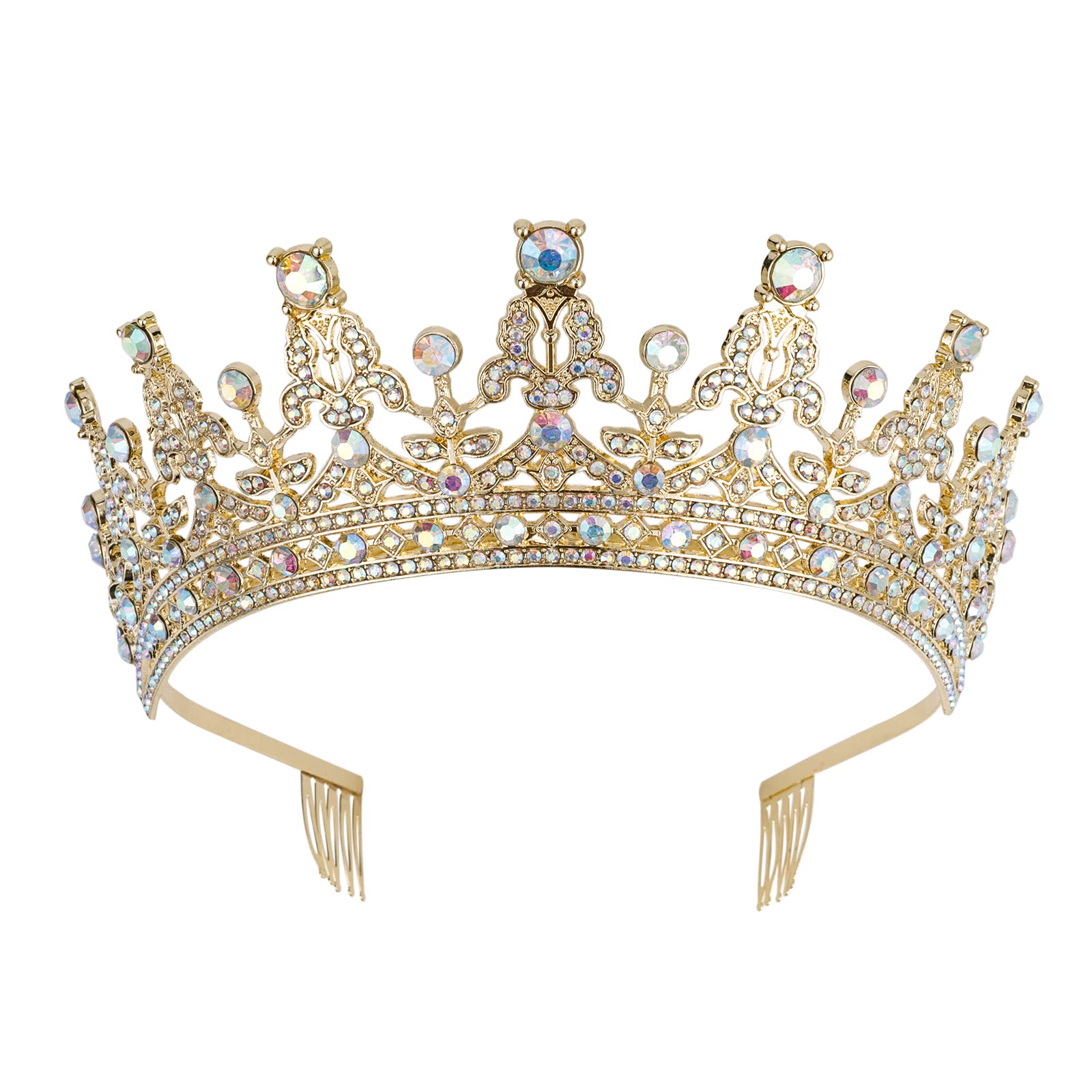 COCIDE Tiaras and Crowns for Girls and Women - Rhinestones Queen Tiara Princess Crown for Parties, Bridesmaids, Wedding, Halloween, Cosplay, Gift