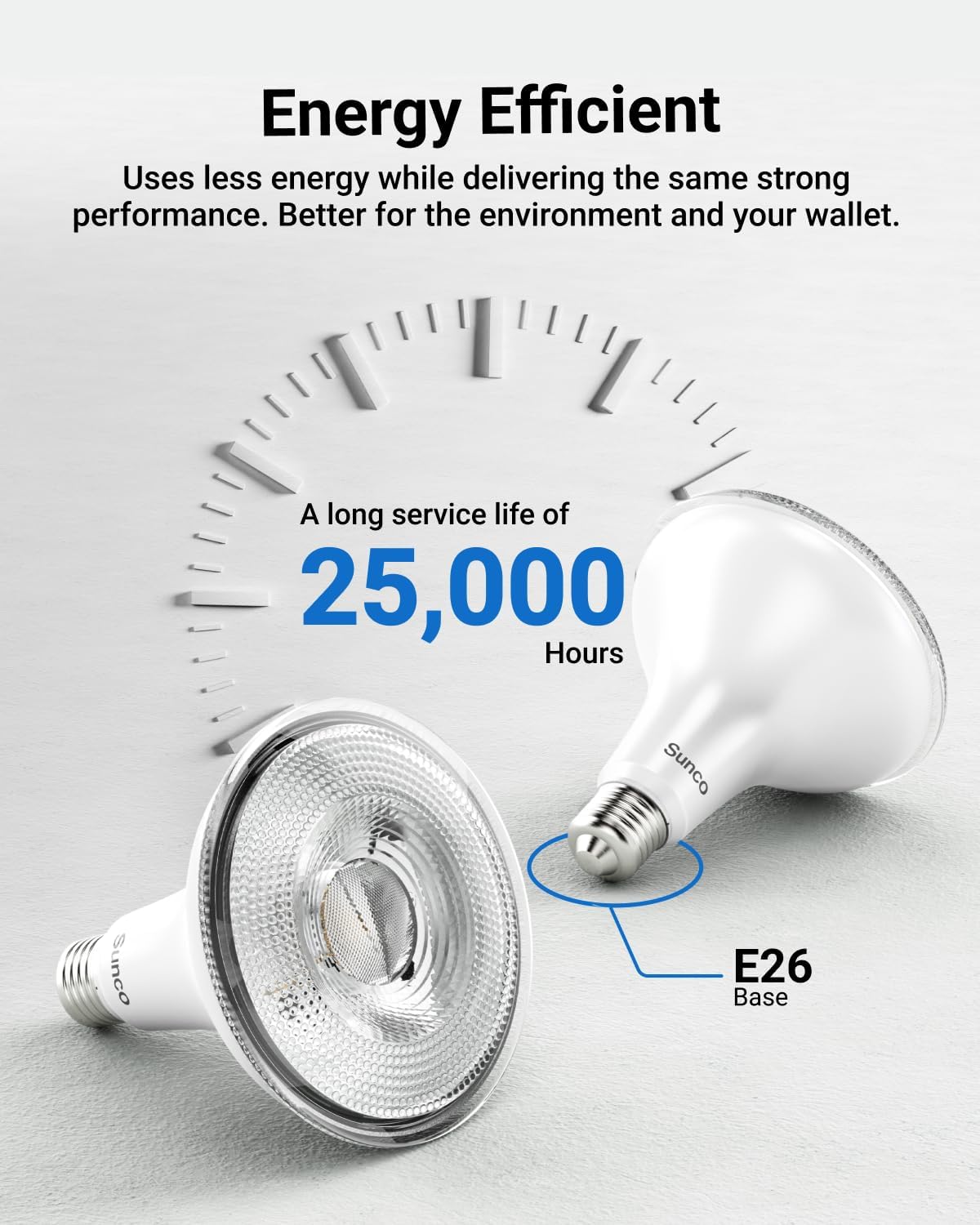 Sunco 6 Pack Outdoor LED Flood Light, Waterproof PAR38 Dusk to Dawn Bulb, 1250 LM, 120W Equivalent 15W, Exterior, Wet-Rated, 5000K Daylight, E26 Base, UL