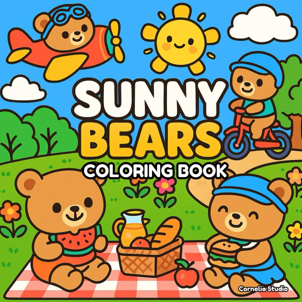 SUNNY BEARS: Coloring Book