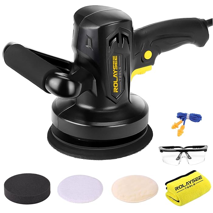 Buy 6Inch Random Orbital Waxer Polisher, Variable Speed Buffer Machine