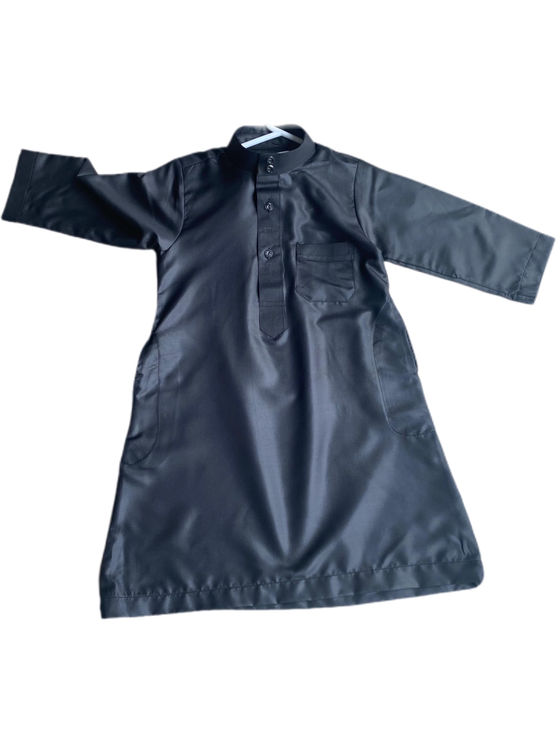Generic Saudi Boys Jalabiya Daffah (Black, 52)