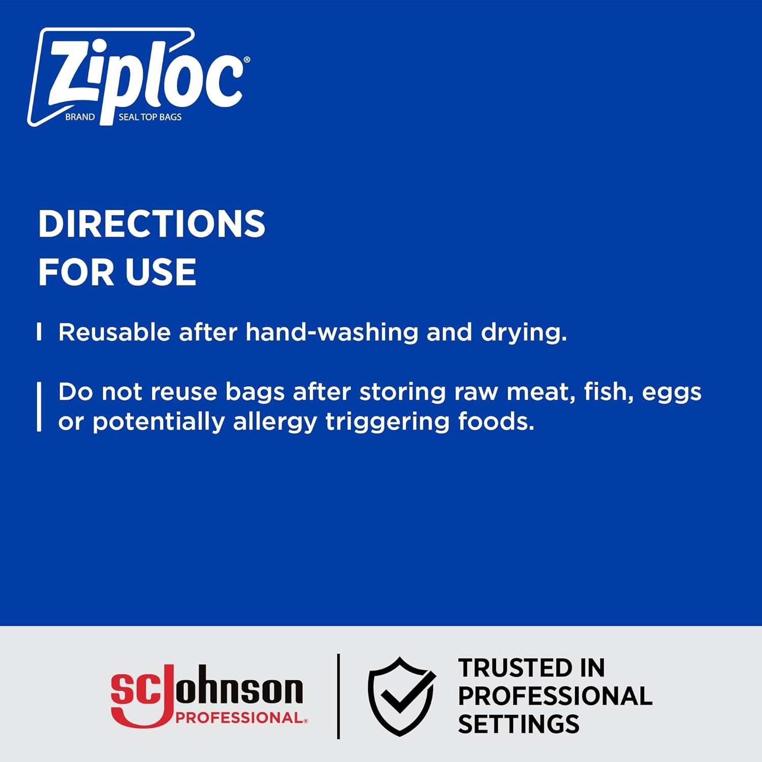 SC Johnson Professional Ziploc Sandwich and Snack Bags, 12 Boxes x 50 Bags, 600 Total Bags