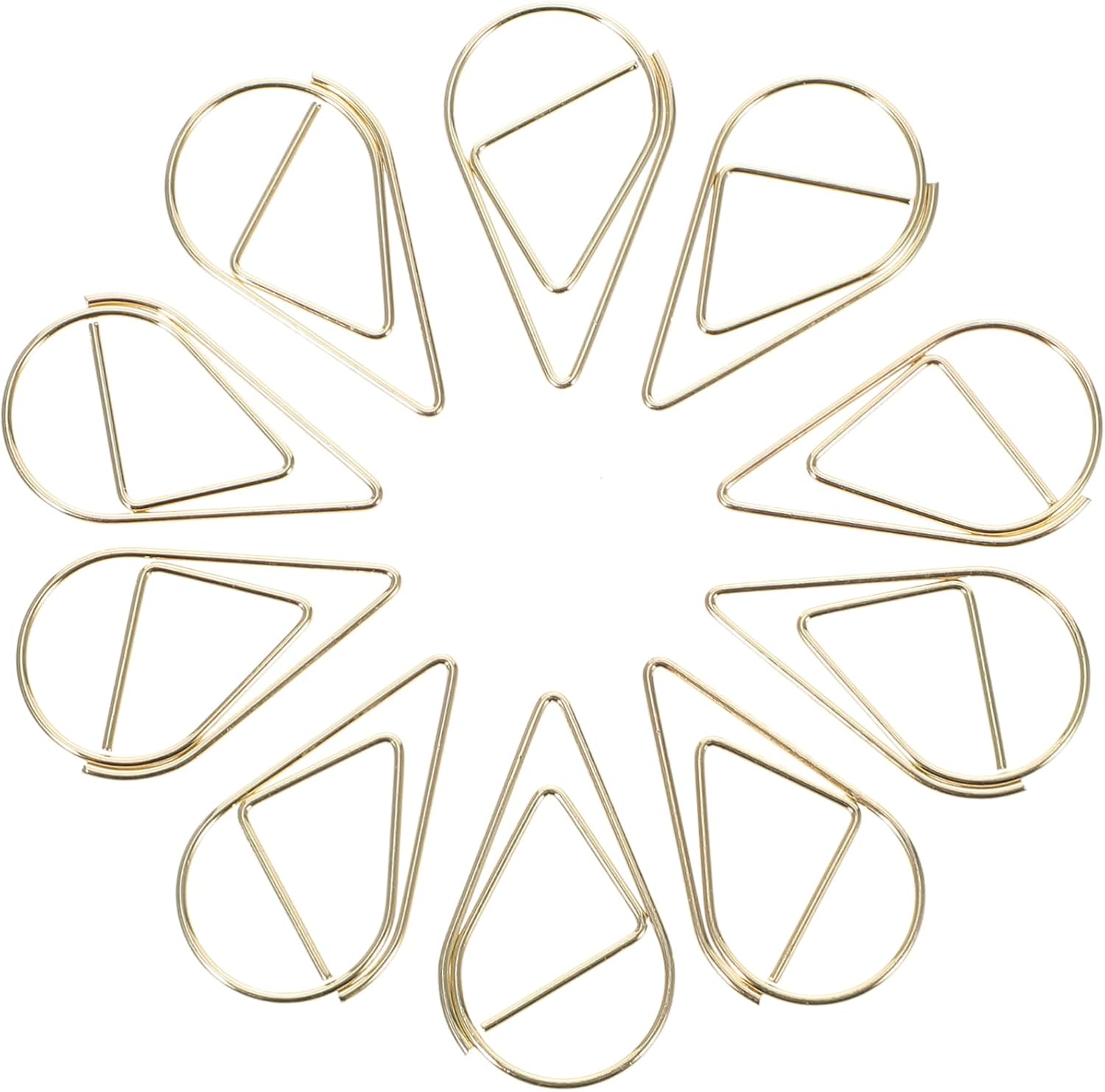 10Pcs Water Clips Metal Note Clips Strong Clamping Decorative Office Accessories for Photos Memos Bookmarks Versatile Desk Supplies