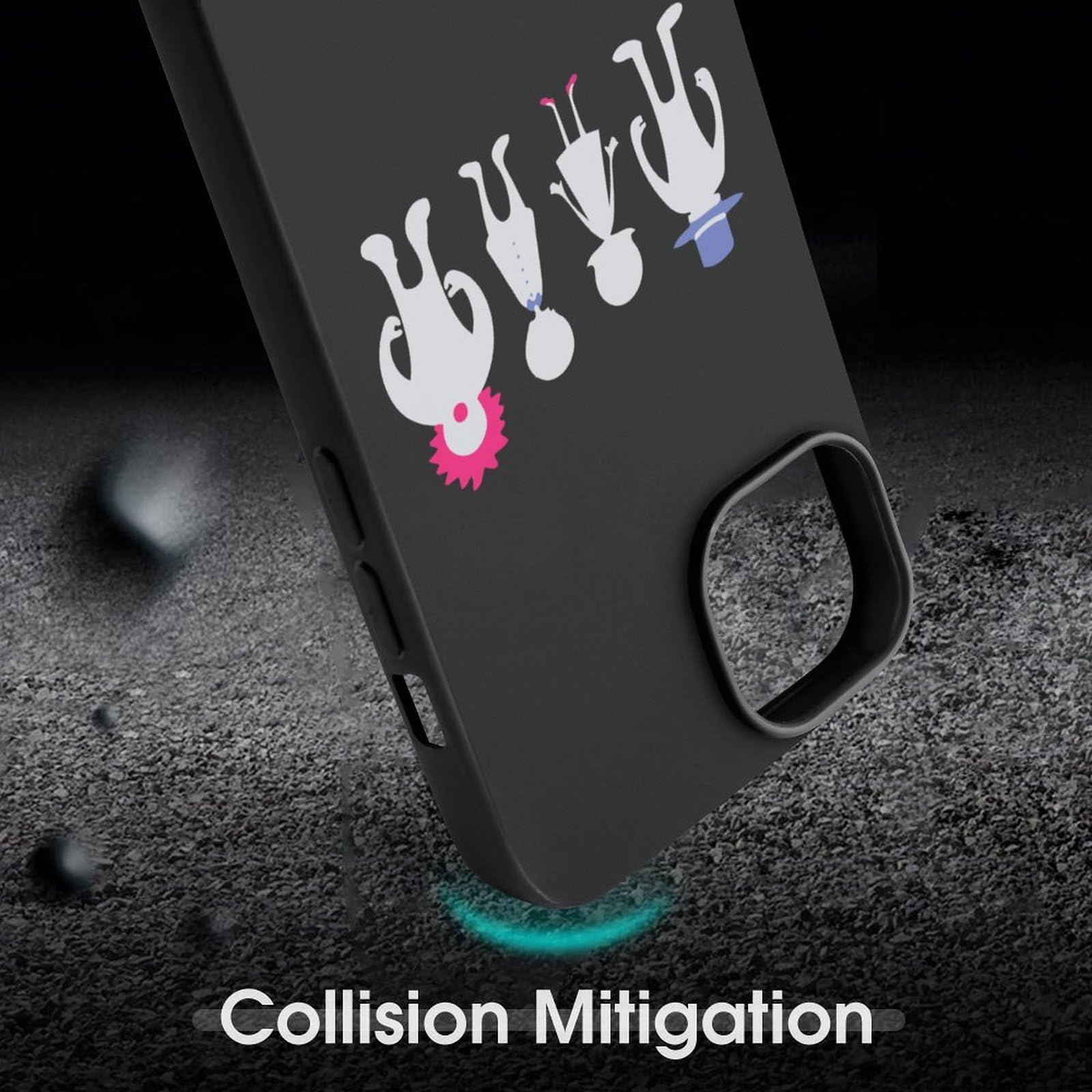 Custodia per iPhone 15, SEKAI NO OWARI, Fine del mondo, iPhone 15/15Plus/15Pro/15ProMax, custodia per iPhone 15, custodia per smartphone, anti-impronte, compatibile, antiurto, leggera, popolare