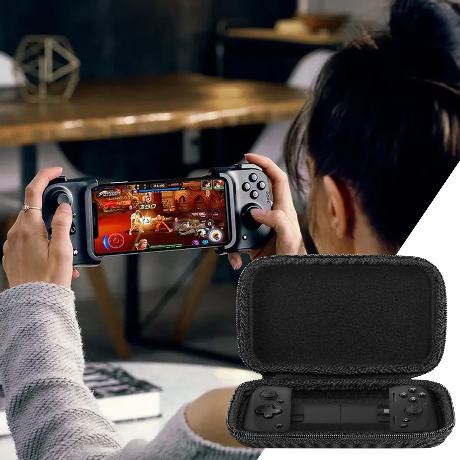 Travel Case For Controller GEEKRIA Hard Shell Travel Case For Razer ...