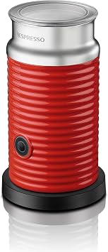 Nespresso Aeroccino3 Red Milk Heating Frother 3594-JP-RE