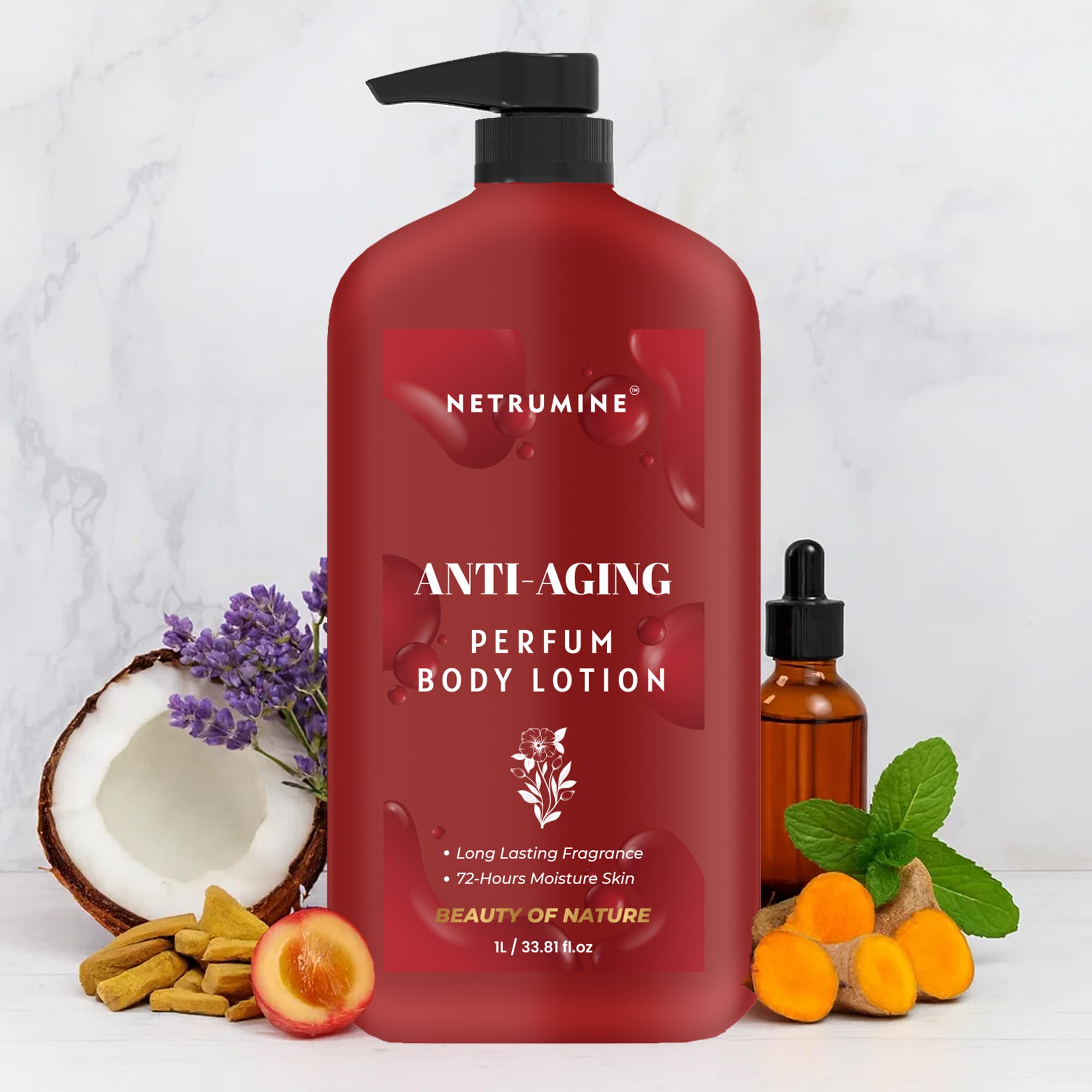 Anti-Aging Body Lotion with Vitamin E & B5 | Deep Hydrating Moisturizer for All Skin Types | Infused with Strawberry, Raspberry, and Shea Butter for Smooth, Youthful Skin. (Pack Of 1)-image-11