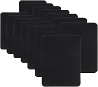 Vista 1 de Augshy 29 piezas de parches de hierro para reparación de ropa 4.9 X 3.7 Pulgadas Parches de hierro para ropa Negro
