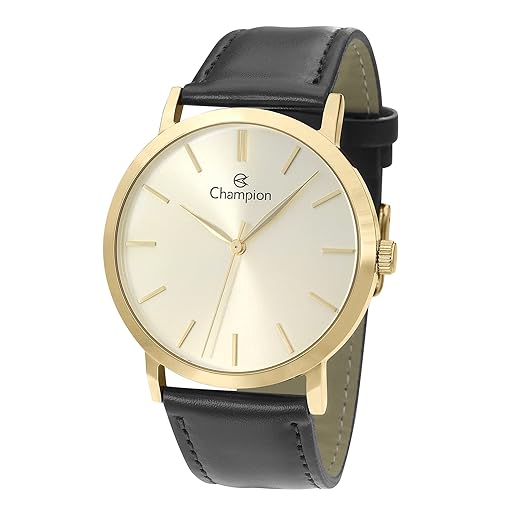 Relógio Champion Masculino Ref: Cn20677x Social Dourado