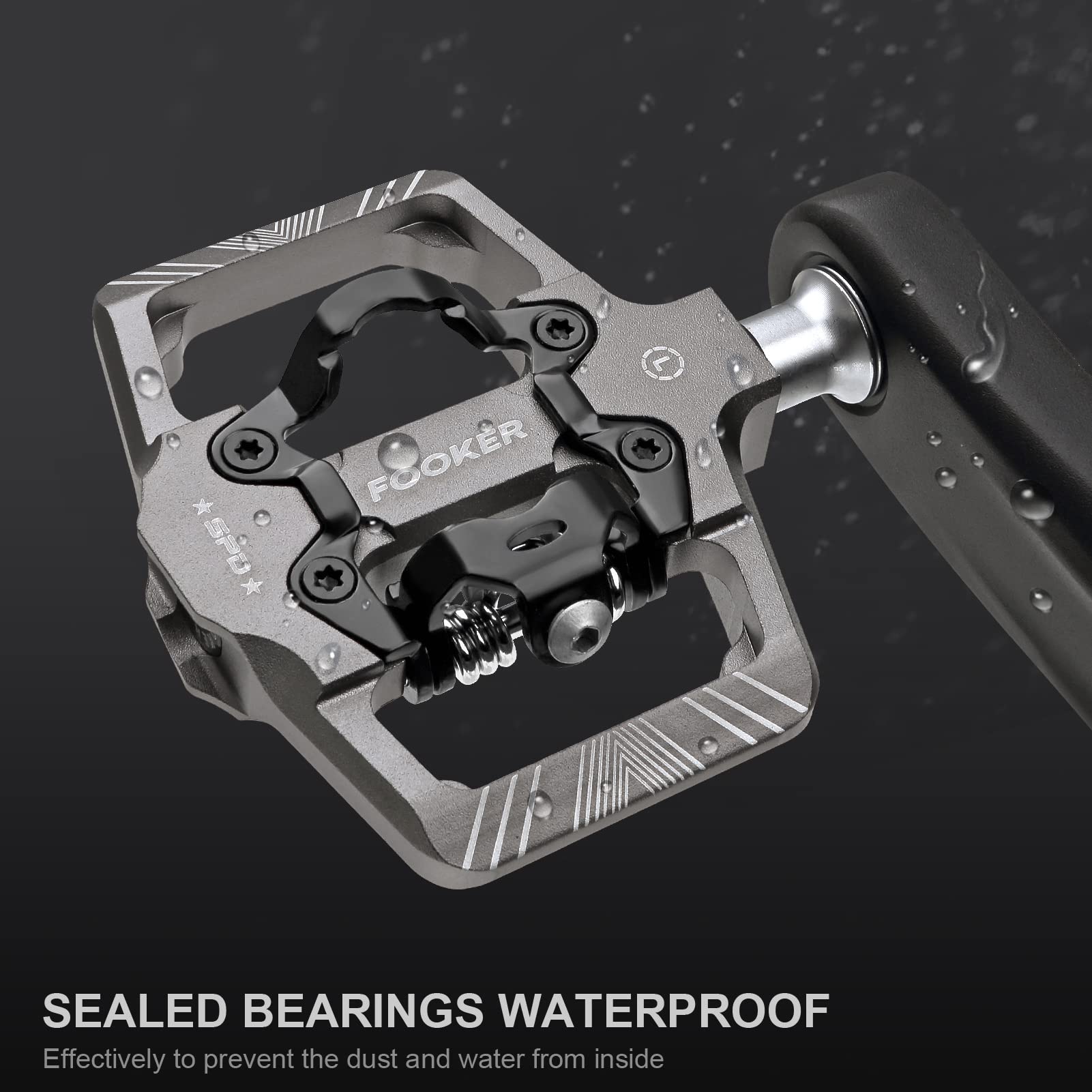Amazon | FOOKER ペダル MTB マウンテンバイク ペダル アルミペダル