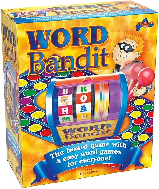Drumond Park Word Bandit Family Board Games for Kids | Junior Educational Word Game | Children Game Suitable for Kids 8 9 10 11 12+ Years Old
