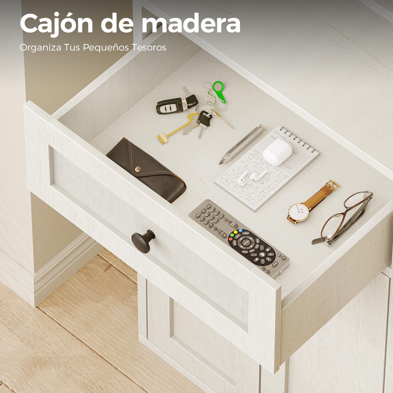 Coleshome Estantería con Puertas Cajones 5 Niveles, Librería 164cm Blanco | Montaje Fácil 164x48x24cm Estantería Cajón Repisas Ajustables Antivuelco 60-80 Libros Salón Dormitorio Oficina