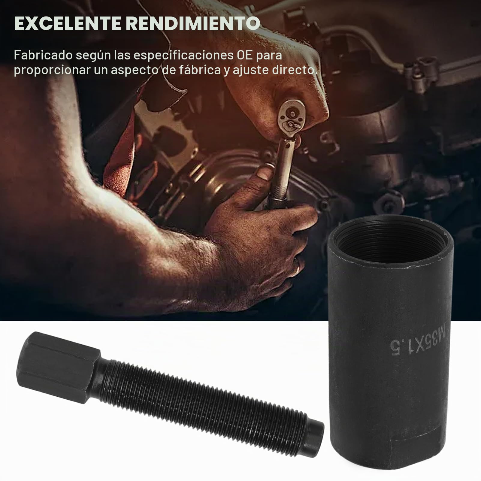 Extractor de volante M35 x 1,5 apto para Yamaha Big Bear Grizzly Kodiak Raptor Rhino Warrior Wolverine Bruin Suzuki LT250E LT300E DR250 DR350 SP250 Ninja 250R EX250F sustituye a 57001-1223 57001-16161