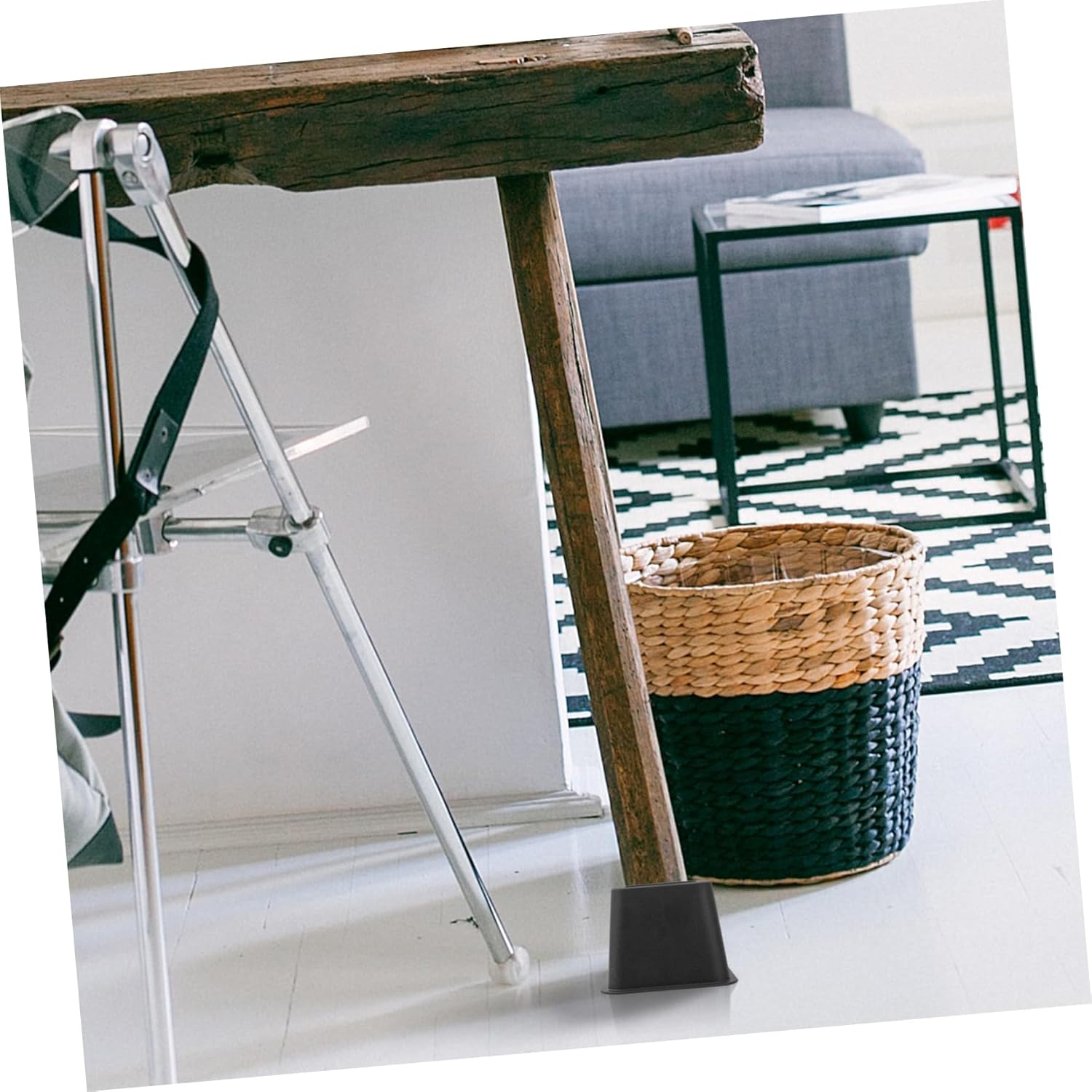 8pcs Sofa Foot Pads High Furniture Bed Riser Non-Slip Silent Easy to Install for Sofas Chairs