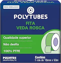 FITA VEDA ROSCA 18MM X 50M POLYTUBES PULVITEC