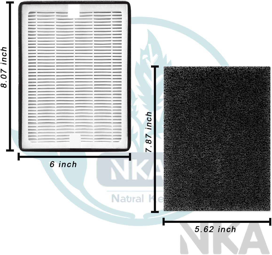 LV-H126 Replacement Filter Compatible with LEVOIT LV-H126 Air Purifier (Part# LV-H126-RF) - 1 Pack True HEPA Filters + 4 Activated Carbon Pre-Filters, 3-Stage Filtration - Image 2
