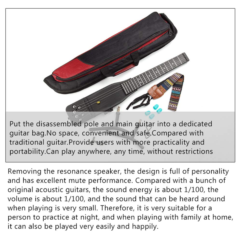 Amazon | トラベルギター、エレクトリックサイレントギター18フレット