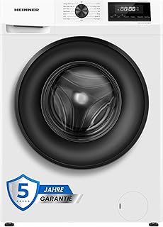 Waschmaschine HWM-H6010IVSMC+++ – 6 kg Fassungsvermögen | 1.400 U/min Schleuderdrehzahl | Energieeffizienzklasse A - Inverter-Motor - Weiß - 5 Jahre Garantie