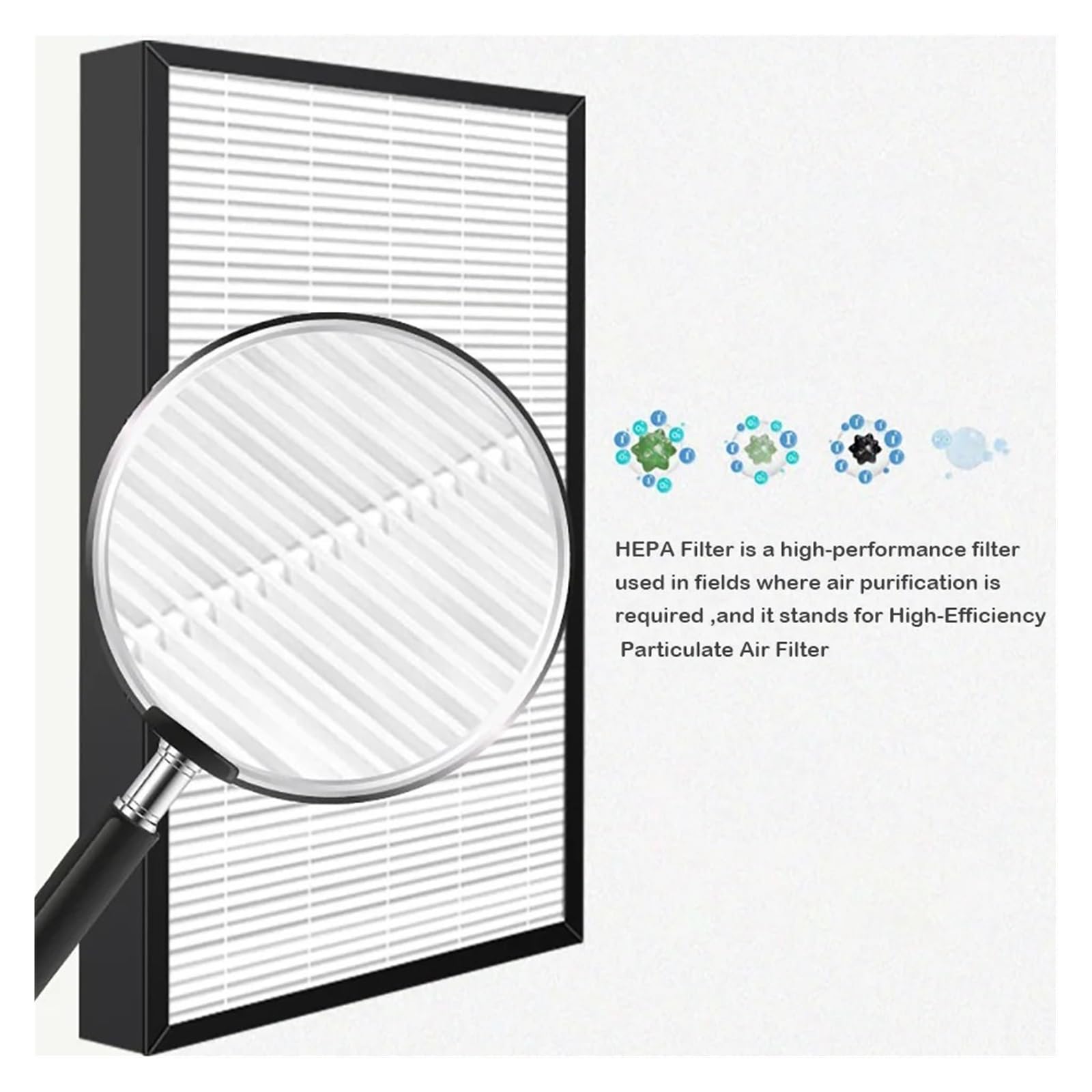 Filtr HEPA FZ-F30HFE Filtr węglowy FZ-F30DFE Oczyszczacz powietrza, Compatible With Sharp, do FP-J30J FP-J30J-B FPJ30J FP-J30EUB FP-J30EUA FP-J30EUP