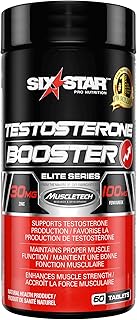 Testosterone Booster for Men, Six Star Pro Nutrition, Test Booster For Men, Extreme Strength + Enhances Training Performance + Scientifically Researched, Test Boost Supplement, 60 Pills