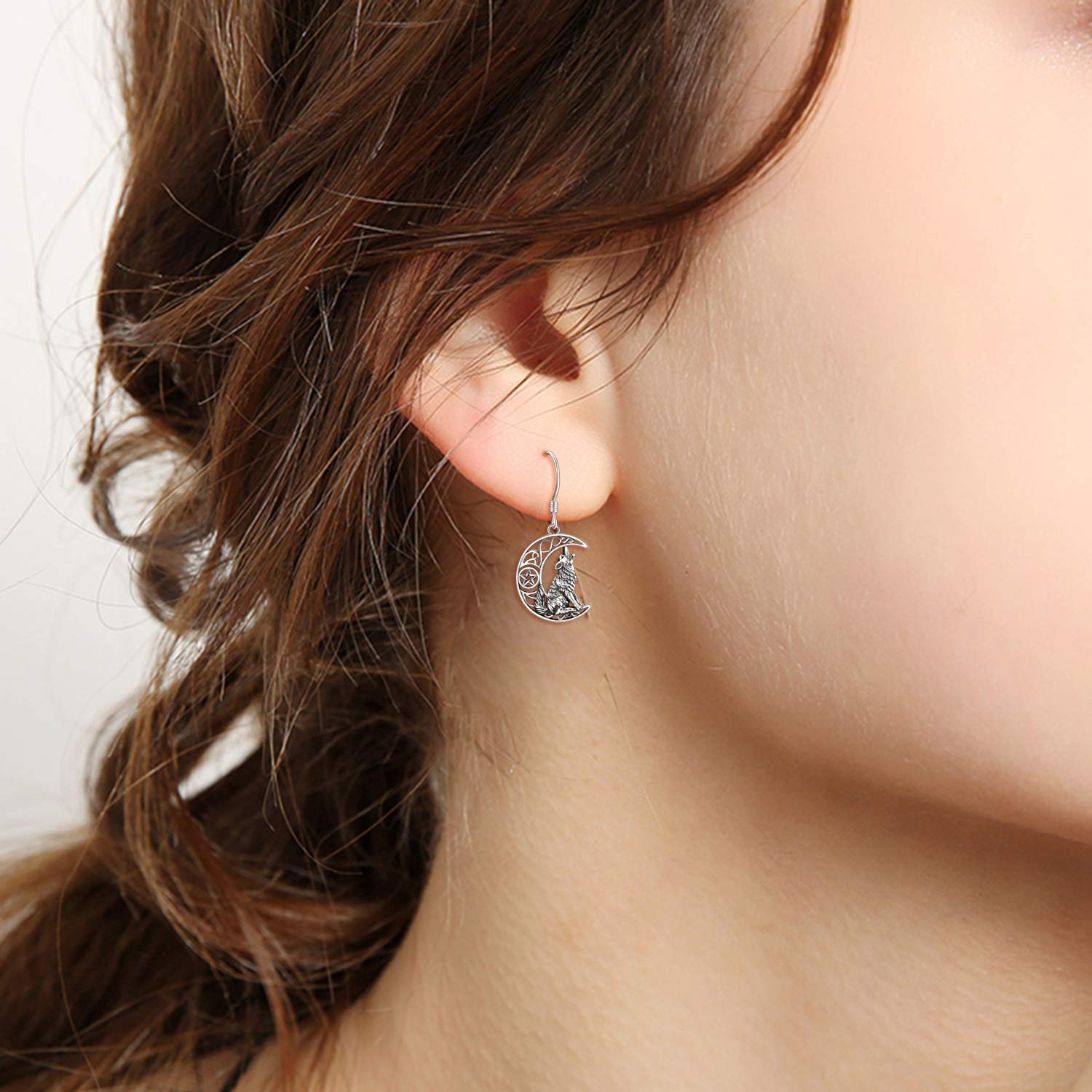 YFN Tier Ohrringe Sterling Silber Dangle Süßes Tier Schmuck Geburtstag Glückwünsche Liebe Geschenke für Frauen Mama Oma