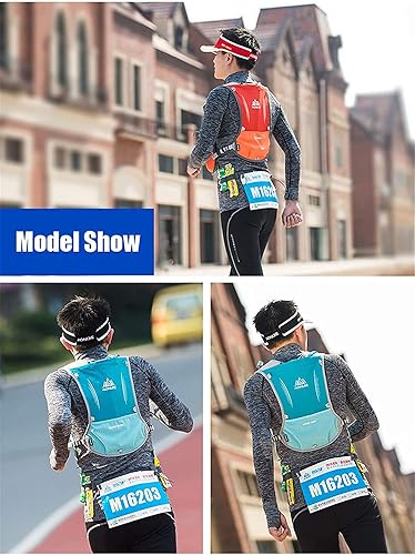 Miniatura 8 de Win.Deeper Mochila ligera para correr, deportes al aire libre, carreras de sendero, maratón, senderismo, fitness, paquete de chaleco de hidratación