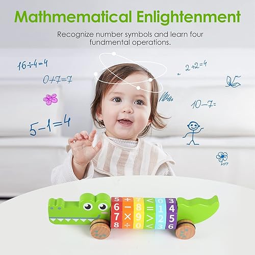 Miniatura 2 de ANIKI Wooden Montessori Toys for Kids,Toddler Number Learning Toys,Preschool Math Games Classroom Activities,Fine Motor Toys,Preschool Boys Girls