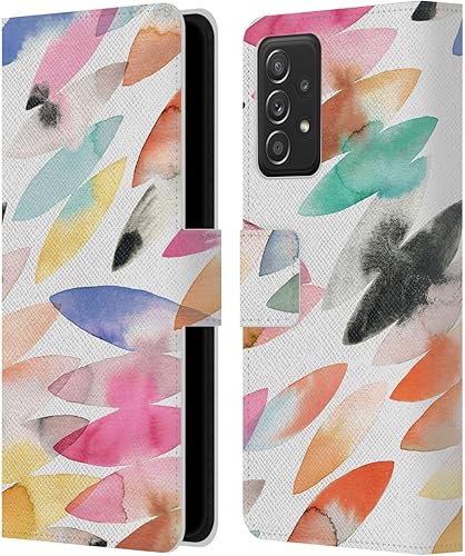 Miniatura 8 de Head Case Designs Officially Licensed Ninola Pastel Pattern Abstract Leather Book Wallet Case Cover Compatible with Samsung Galaxy A53 5G (2022)