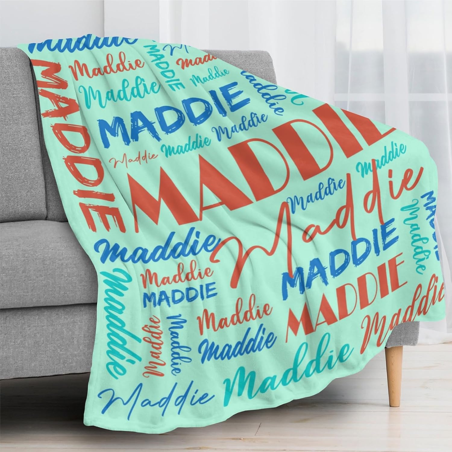 Personalized Blanket for Kids Adult Customized Name Blanket Flannel Custom Blanket with Name Personalized Name Blanket and Throw Name Blankets Personalized Kids Adult