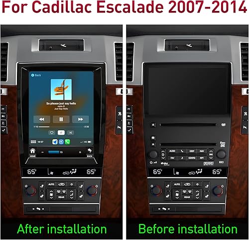 Miniatura 3 de Radio de coche para Cadillac Escalade 2007-2014, Android 12 estéreo 10.4 pulgadas Octa-Core 4+64G Carplay inalámbrico Android Auto 4G red 5G WiFi