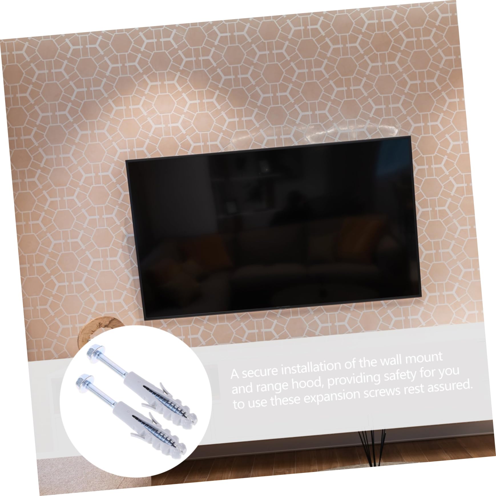 CIYODO Tv Mounting Anchor Sets Tv Bracket Bolts Wall Anchors for Brick Wall Bolts for Brick