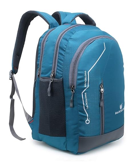 Barcelona 24 ltr Travel Backpack I School Bag I Laptop Bag With Rain Cover