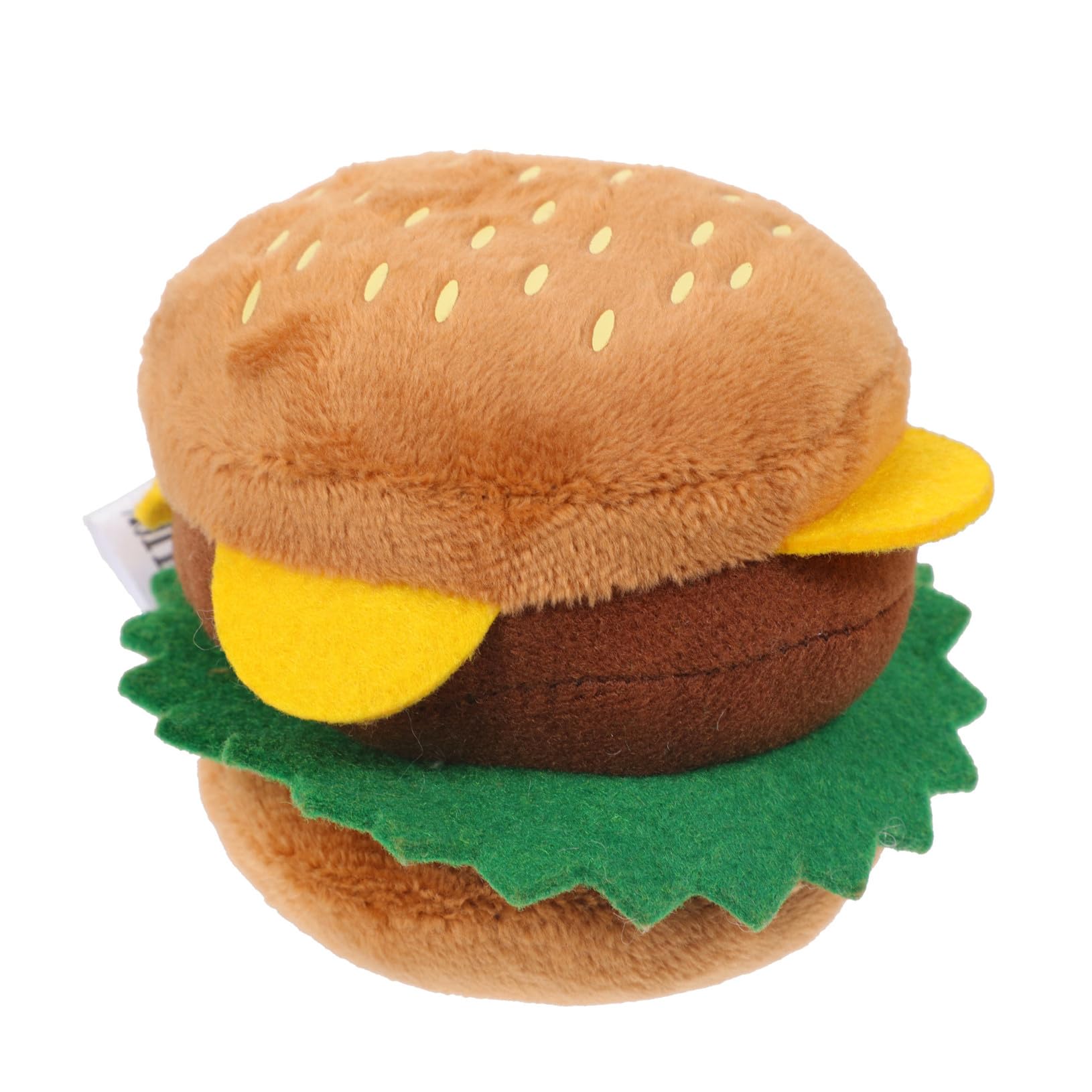 DECHOUS Chien Couineur en Peluche Imitation Nourriture, Interactif Résistant pour Chiots Dispositif Sonore Intégré pour Jeu et Soulagement du Stress