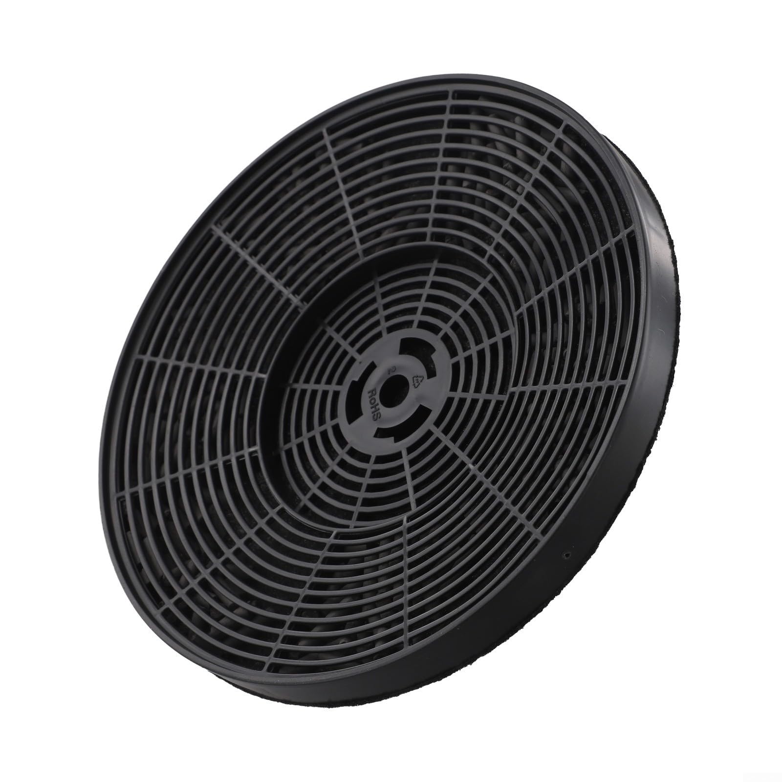 Filtro A Carbone Attivo Per Cappa Da Cucina - 175x175x20 Mm - Controllo Odori - Ricambio Facile Da Installare - Nero